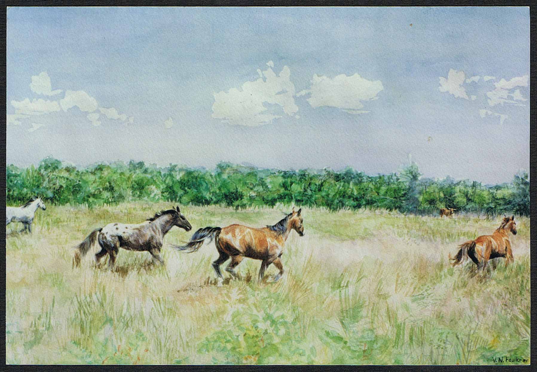 horse painting portraits